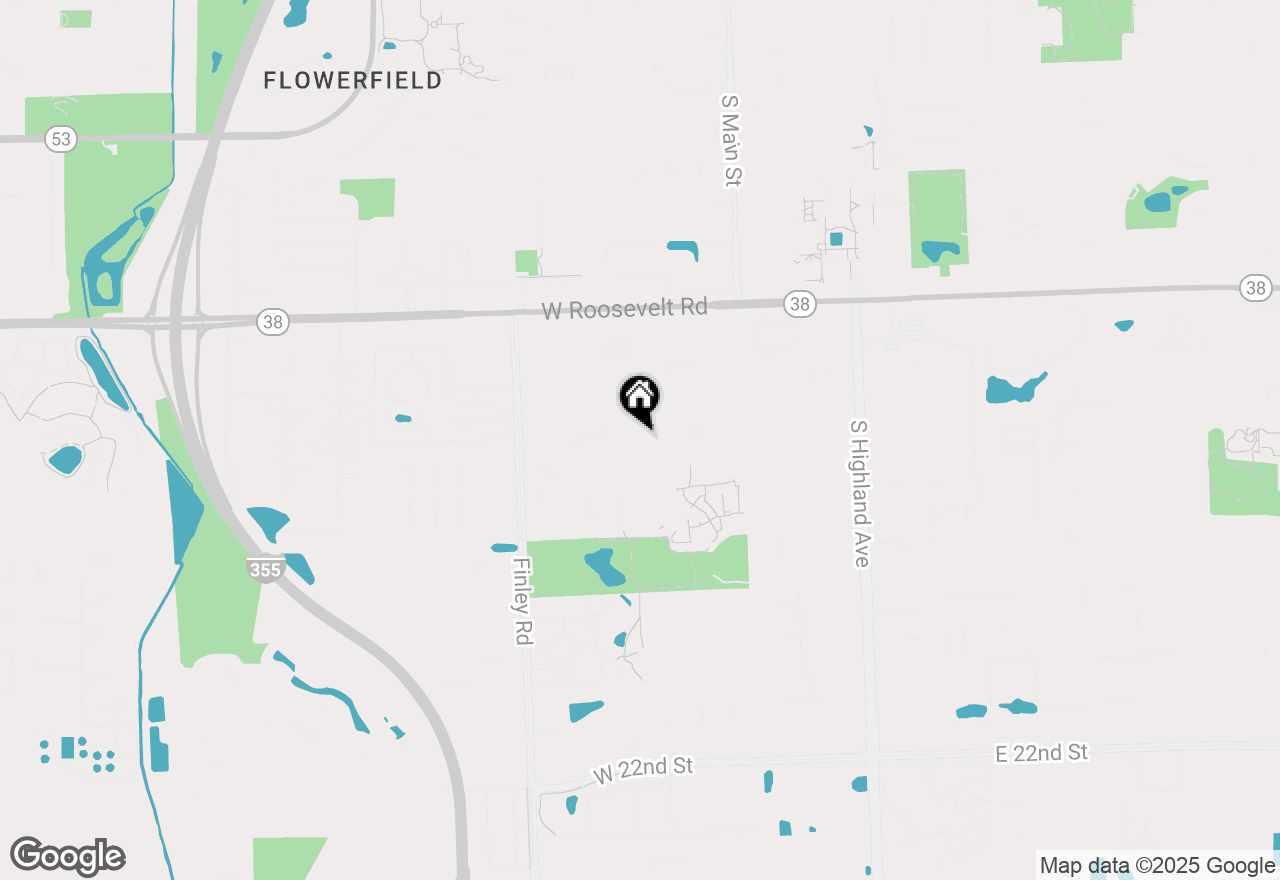 Map of 1367 S Elizabeth Street, Lombard, IL 60148