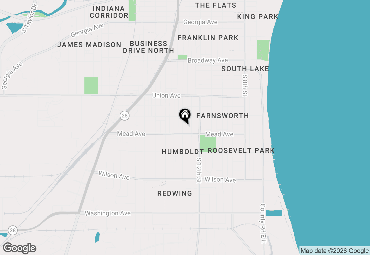 Map of 2407 Henry St, Sheboygan, WI 53081