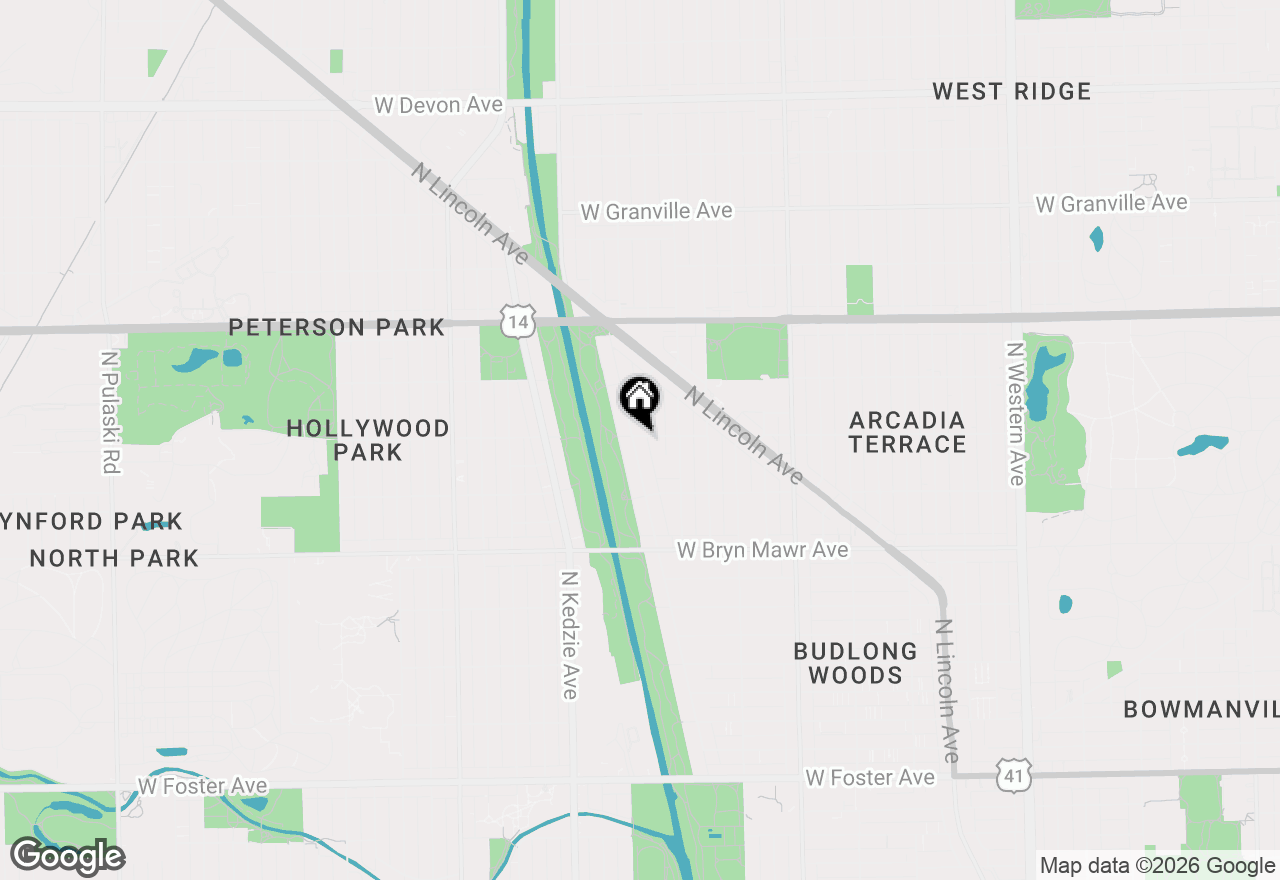 Map of 3045 W Ardmore Avenue, Chicago, IL 60659