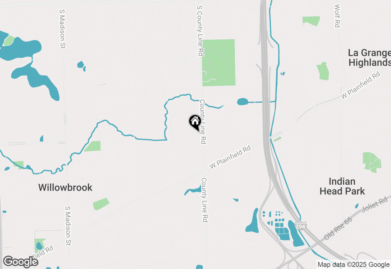 Map of 1604 Burr Ridge Club, Burr Ridge, IL 60527