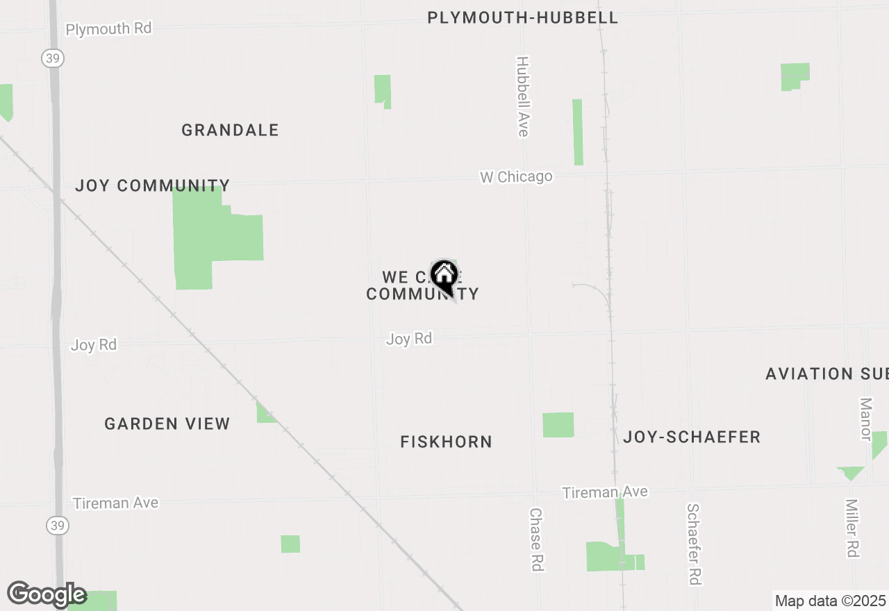 Map of 8896 Coyle Street, Detroit, MI 48228