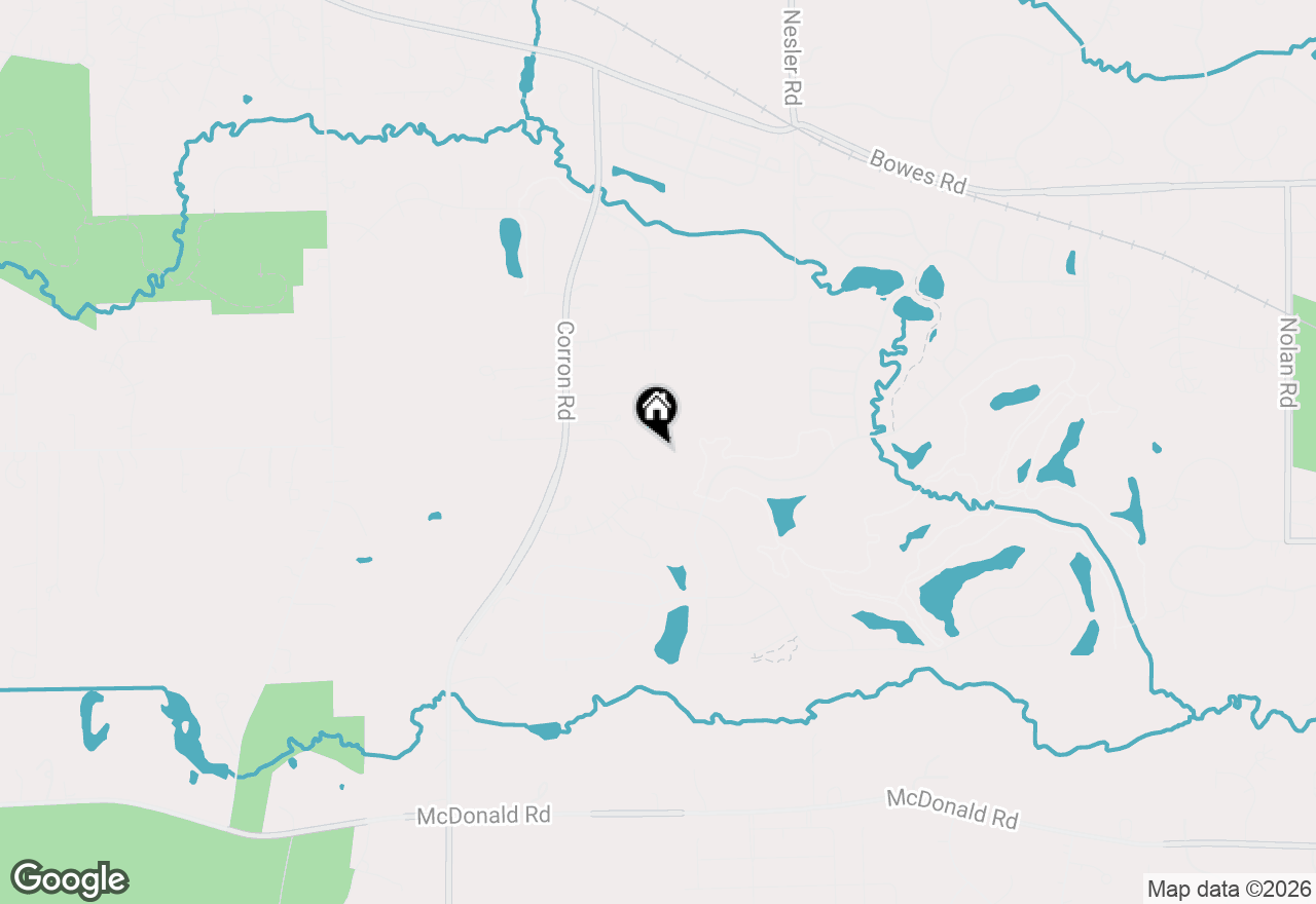 Map of 8N999 Corron Road, Elgin, IL 60124