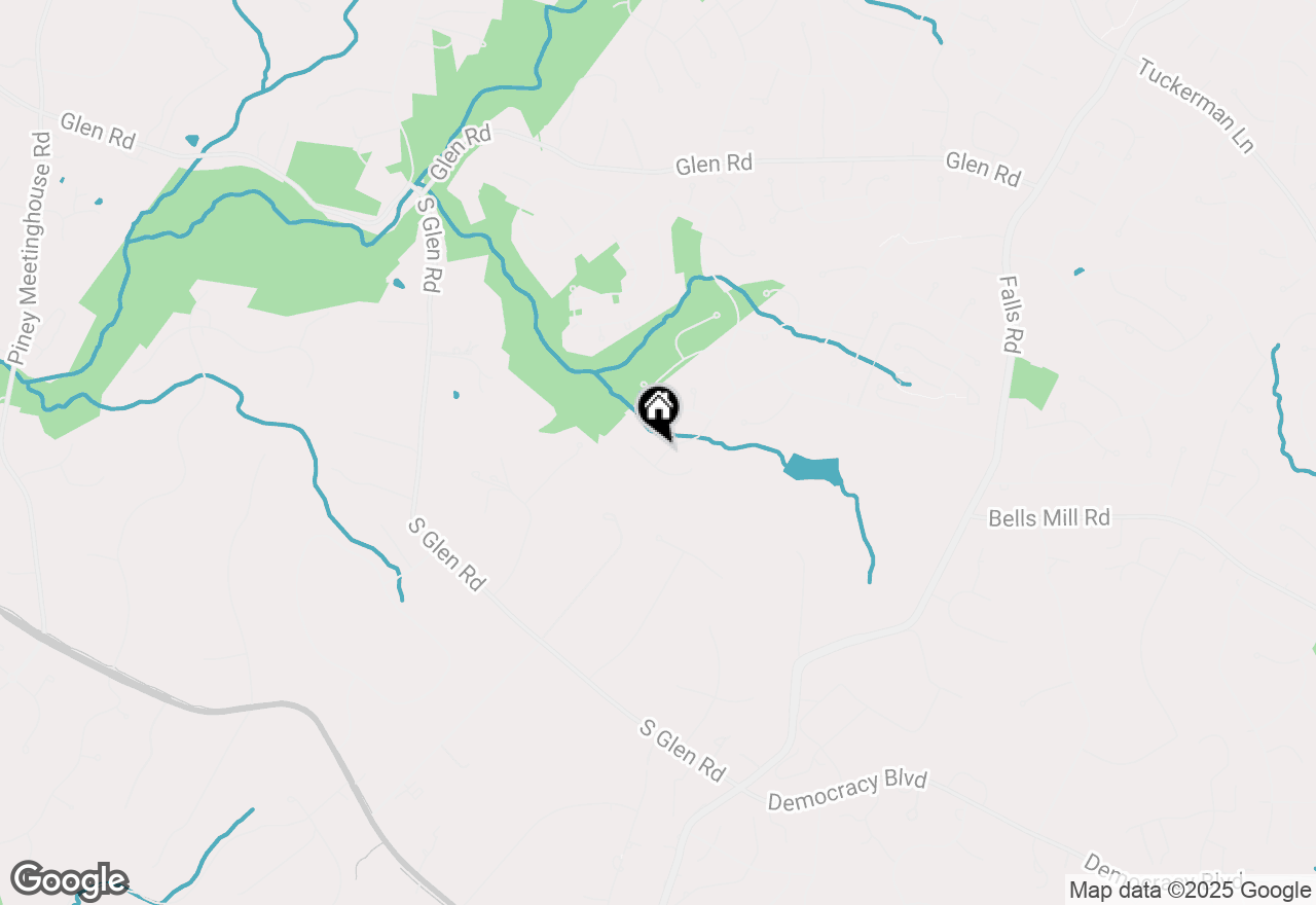 Map of 11004 Broad Green Drive, Potomac, MD 20854