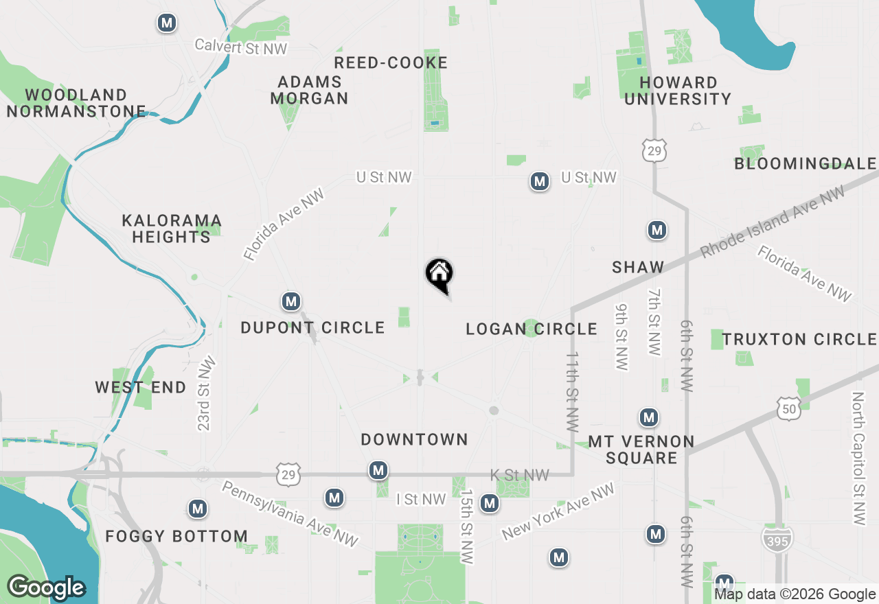Map of 1516 Q Street Nw #3, Washington, DC 20009