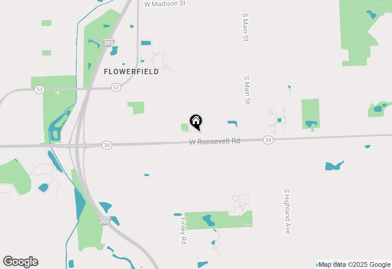 Map of 339 W Ann Street, Lombard, IL 60148