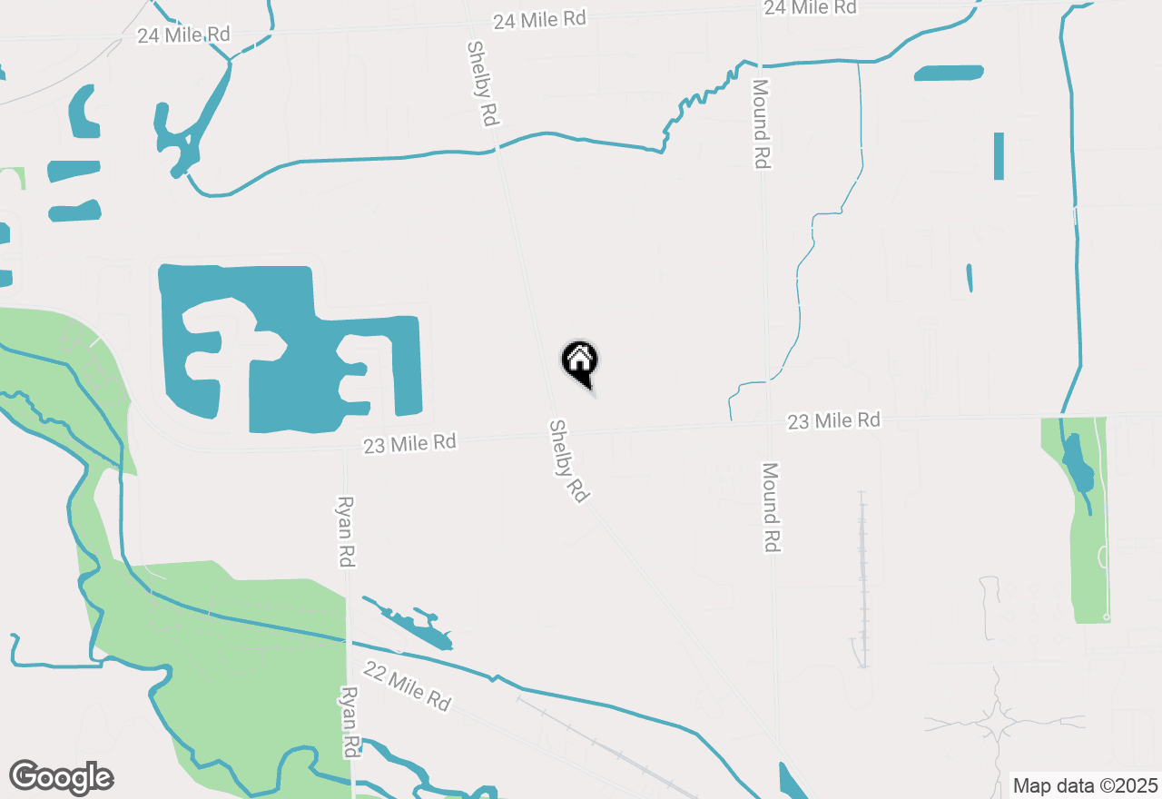 Map of 5032 Helene Avenue, Shelby Twp, MI 48316