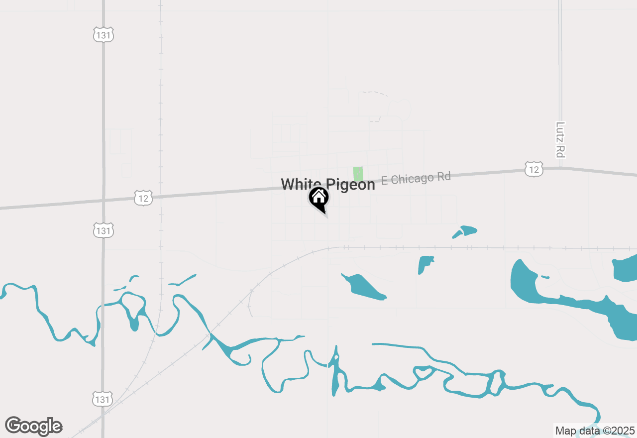 Map of 104 W Hotchin Avenue, White Pigeon, MI 49099