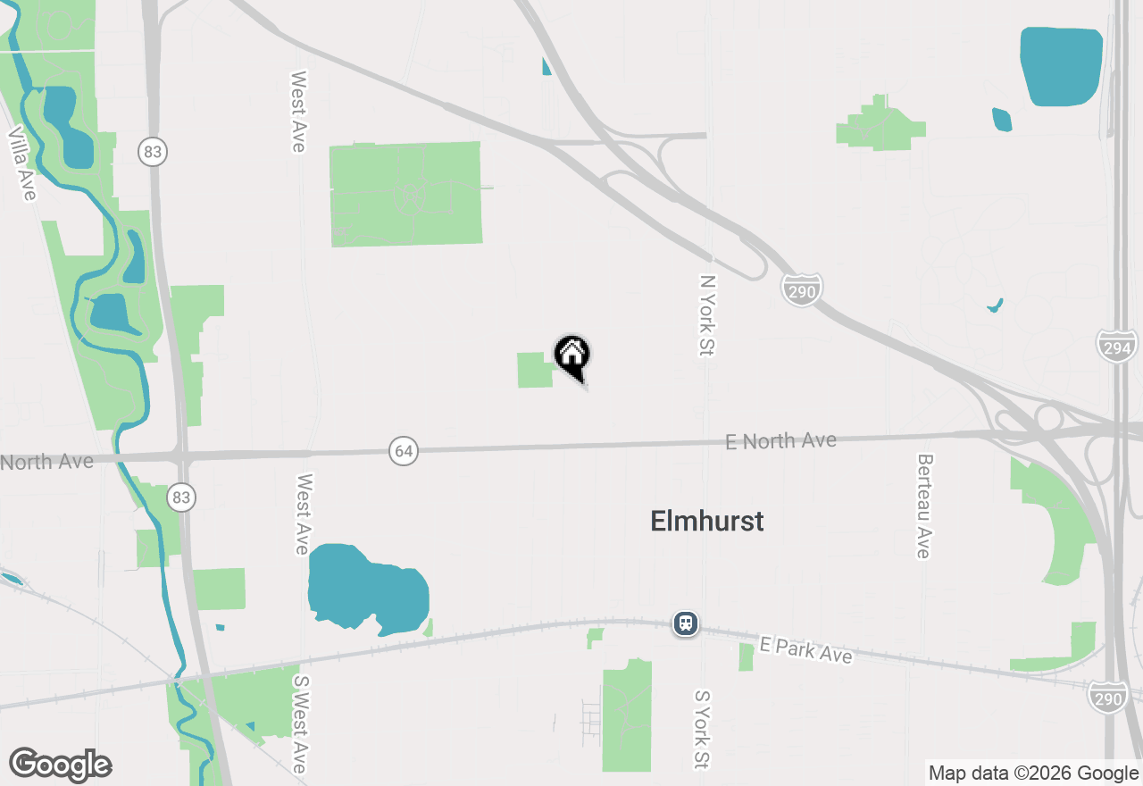 Map of 330 N Elm Avenue, Elmhurst, IL 60126