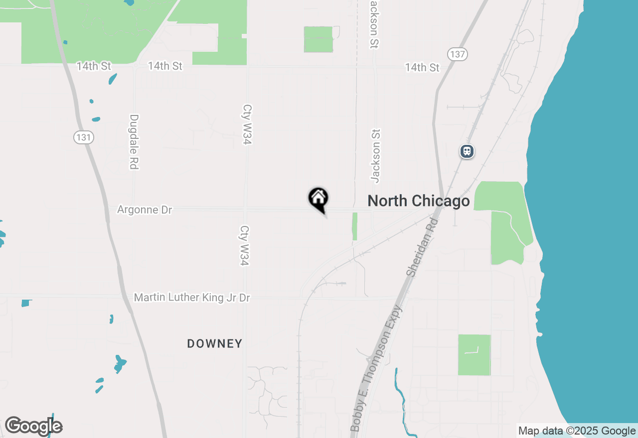 Map of 1915 Seymour Avenue #2, North Chicago, IL 60064