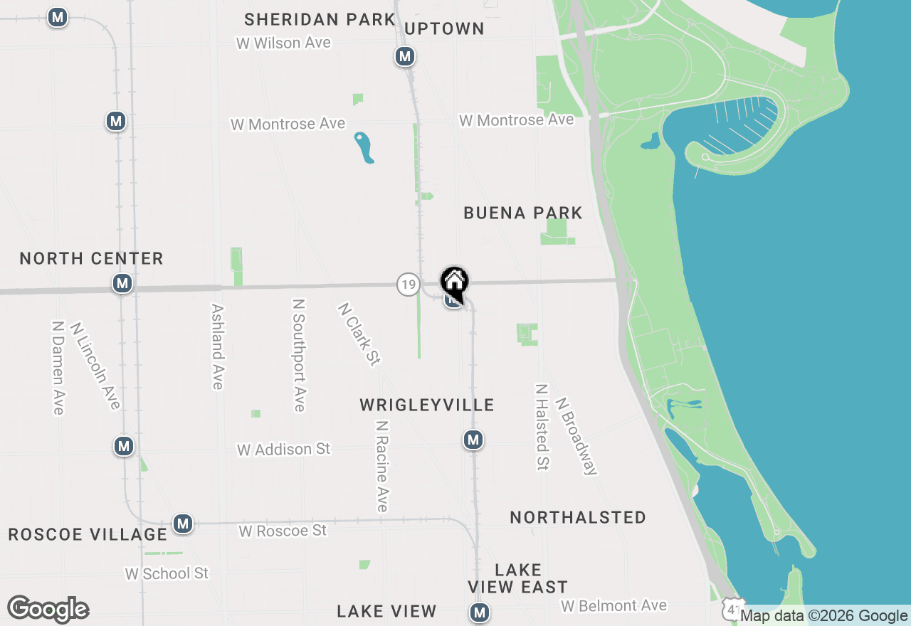 Map of 3920 N Sheridan Road #505, Chicago, IL 60613