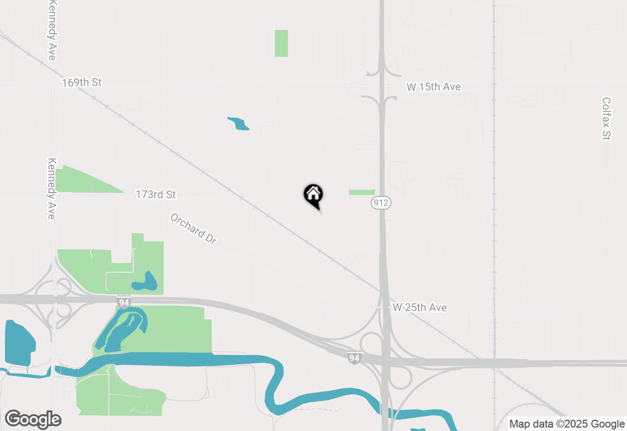 Map of 3718 173rd Court, Hammond, IN 46323