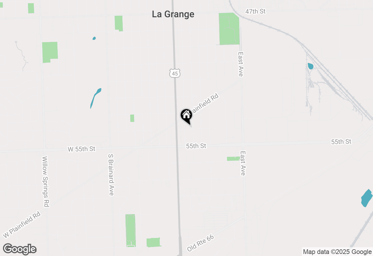 Map of 5347 S 6th Avenue, Countryside, IL 60525