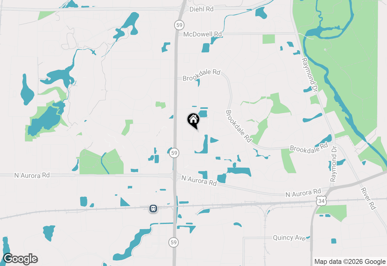 Map of 2813 Powell Court, Naperville, IL 60563