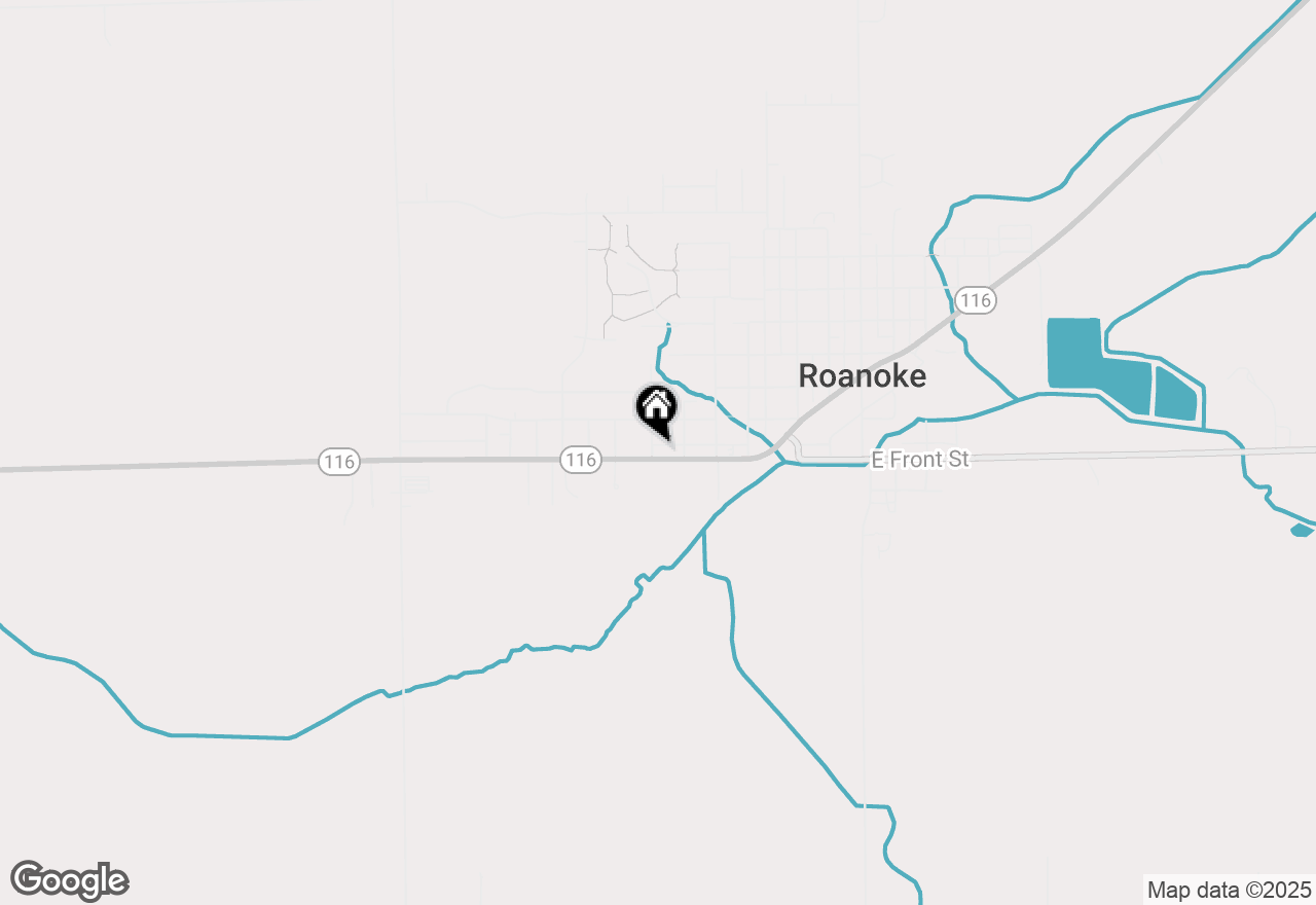 Map of 610 W Front Street, Roanoke, IL 61561