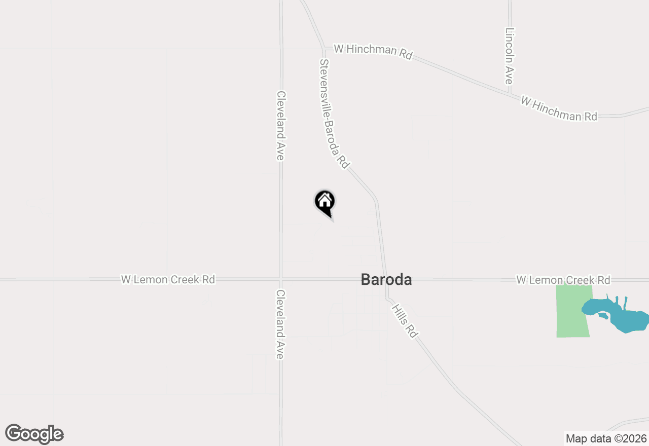 Map of 1575 Pheasant Run, Baroda, MI 49101