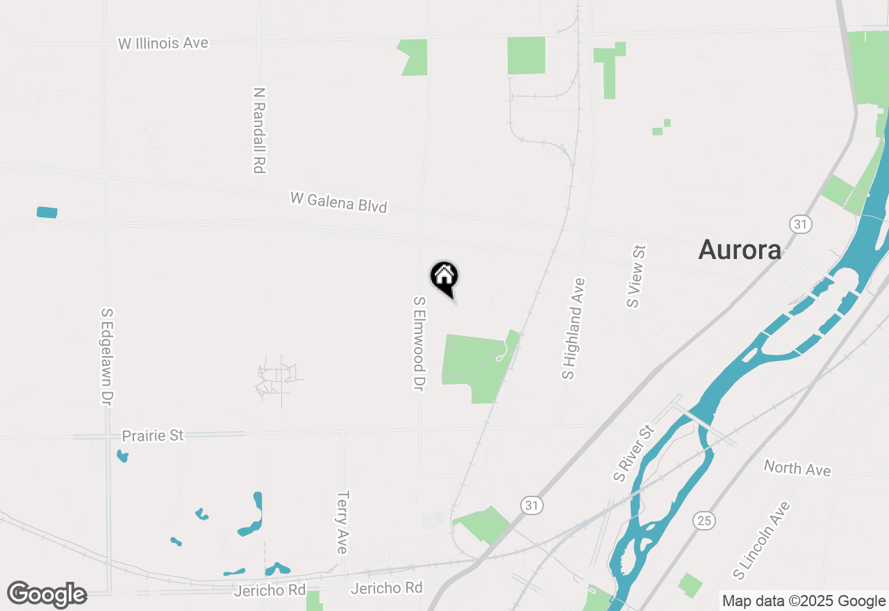 Map of 175 S Harrison Avenue, Aurora, IL 60506