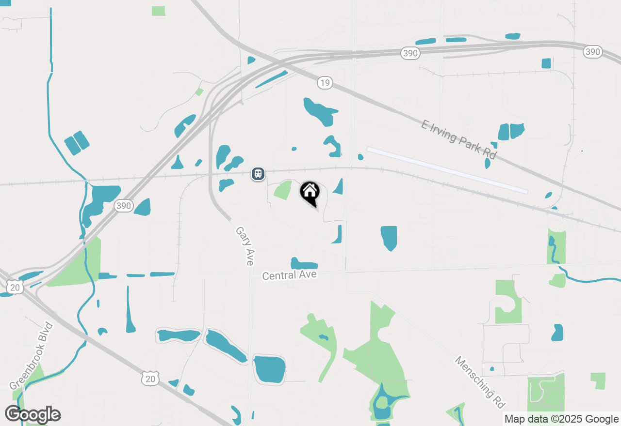 Map of 1355 Hampshire Court, Roselle, IL 60172