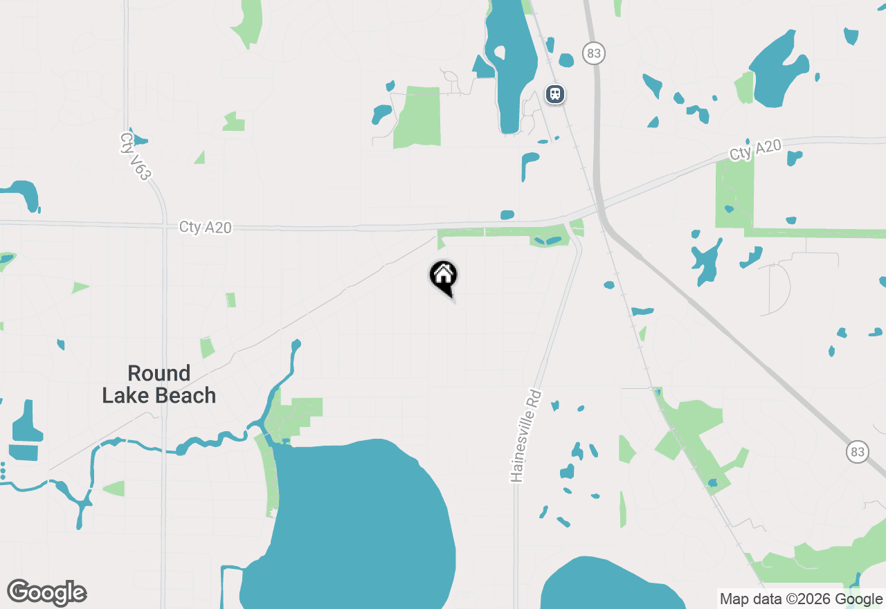 Map of 1502 Ridgeway Street, Round Lake Beach, IL 60073