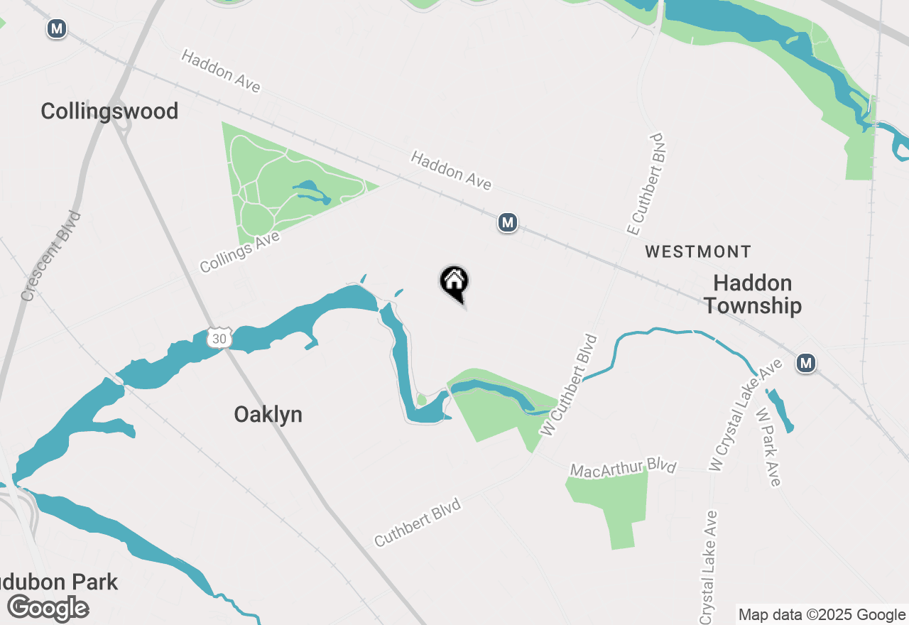 Map of 822 Belmont Avenue, Collingswood, NJ 08108