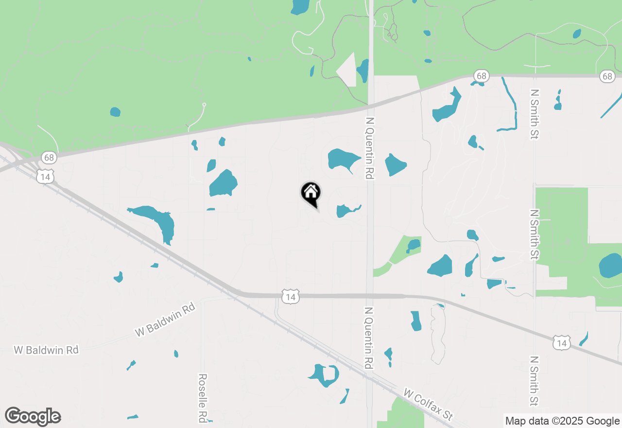 Map of 1027 N Knollwood Drive, Palatine, IL 60067