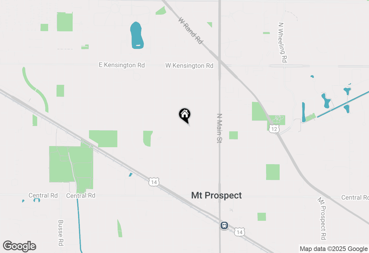 Map of 404 N Elmhurst Avenue, Mount Prospect, IL 60056