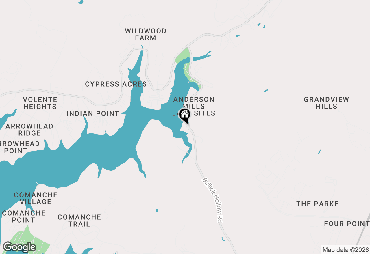 Map of 13451 Bullick Hollow Rd, Austin, TX 78726