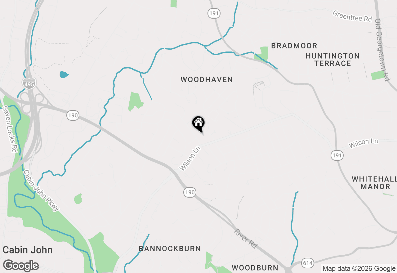 Map of 7607 Maryknoll Avenue, Bethesda, MD 20817