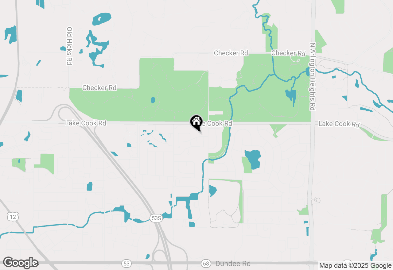 Map of 1504 W Pheasant Trail Drive #6, Arlington Heights, IL 60004