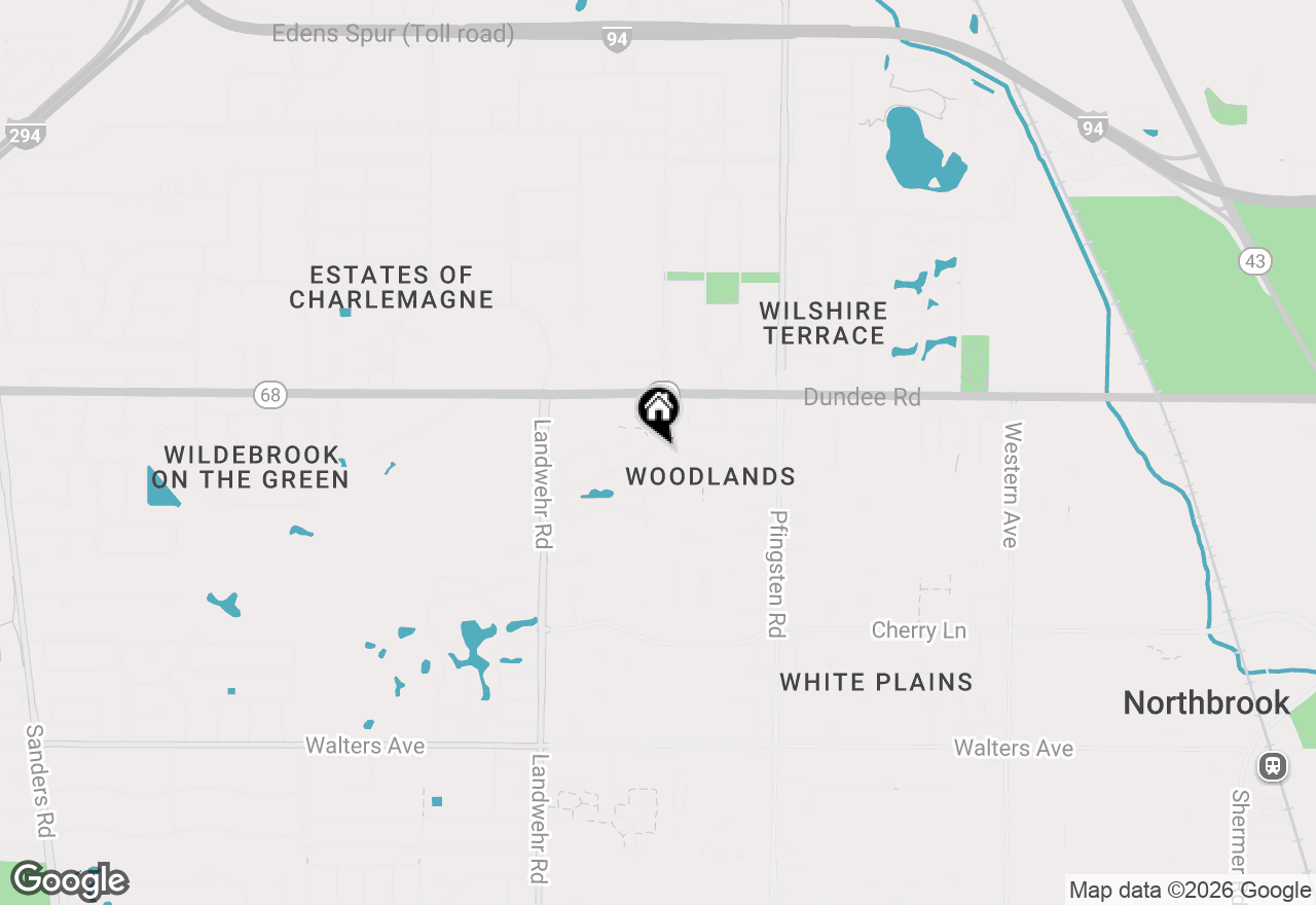 Map of 3120 Antelope Springs Road, Northbrook, IL 60062