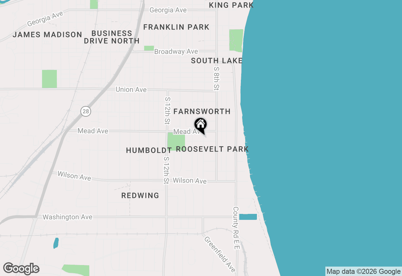 Map of 2522 S 9th St, Sheboygan, WI 53081