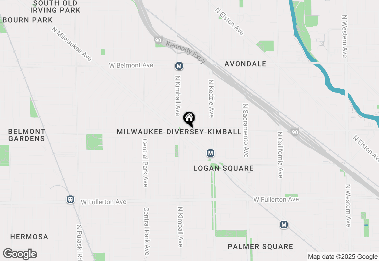 Map of 3320 W Diversey Avenue #G, Chicago, IL 60647