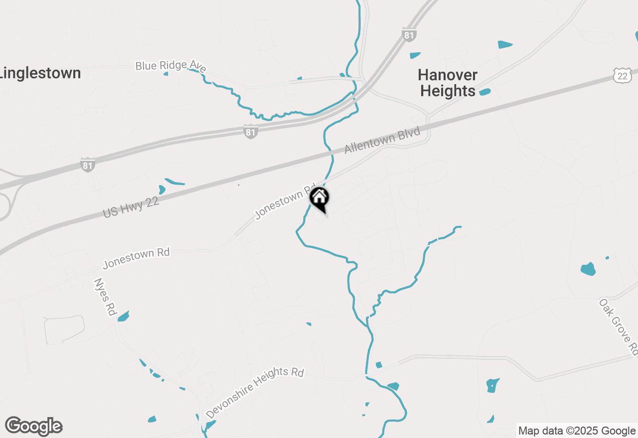 Map of 52 Meadow Run Place, Harrisburg, PA 17112