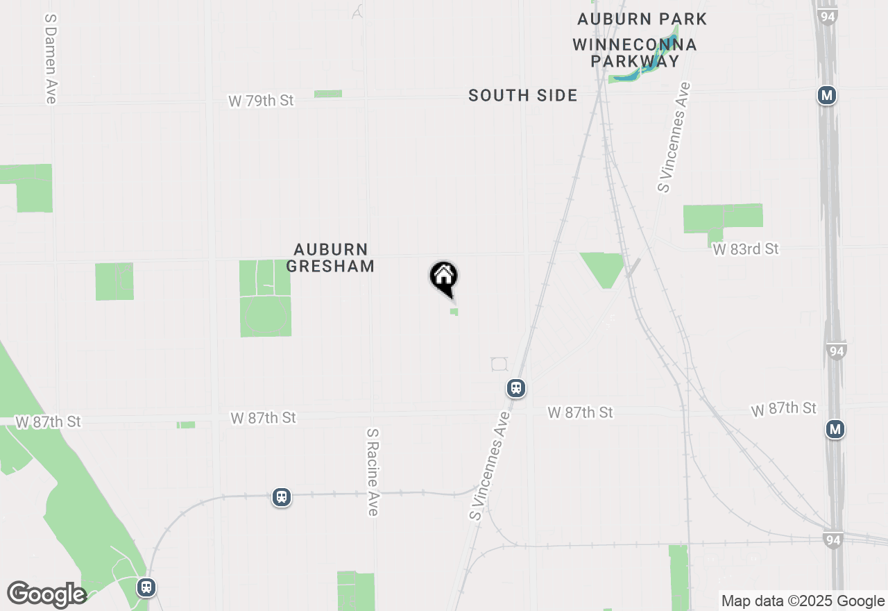 Map of 8416 S Morgan Street, Chicago, IL 60620