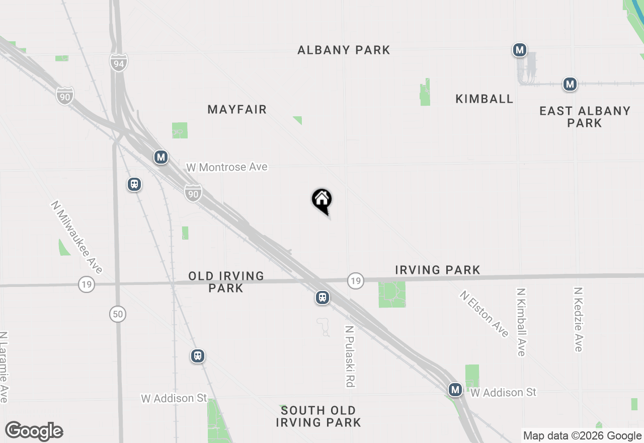 Map of 4200 N Keystone Avenue #3B, Chicago, IL 60641