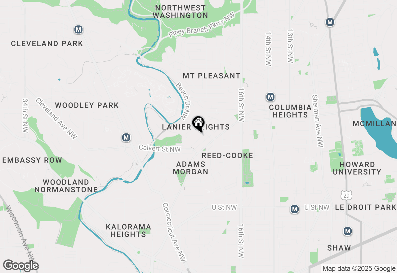 Map of 1767 Lanier Place Nw #6, Washington, DC 20009