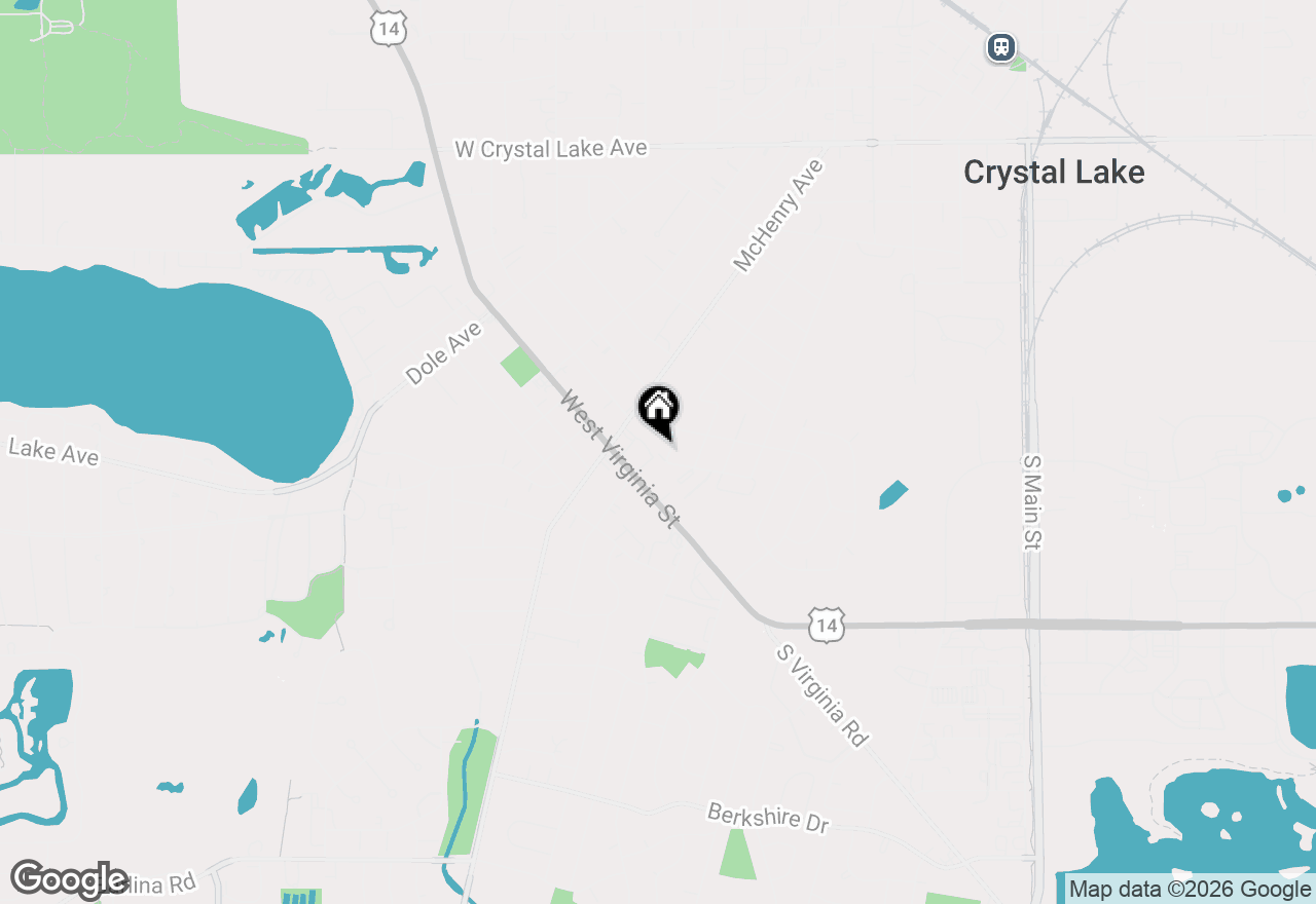 Map of 352 College Street, Crystal Lake, IL 60014