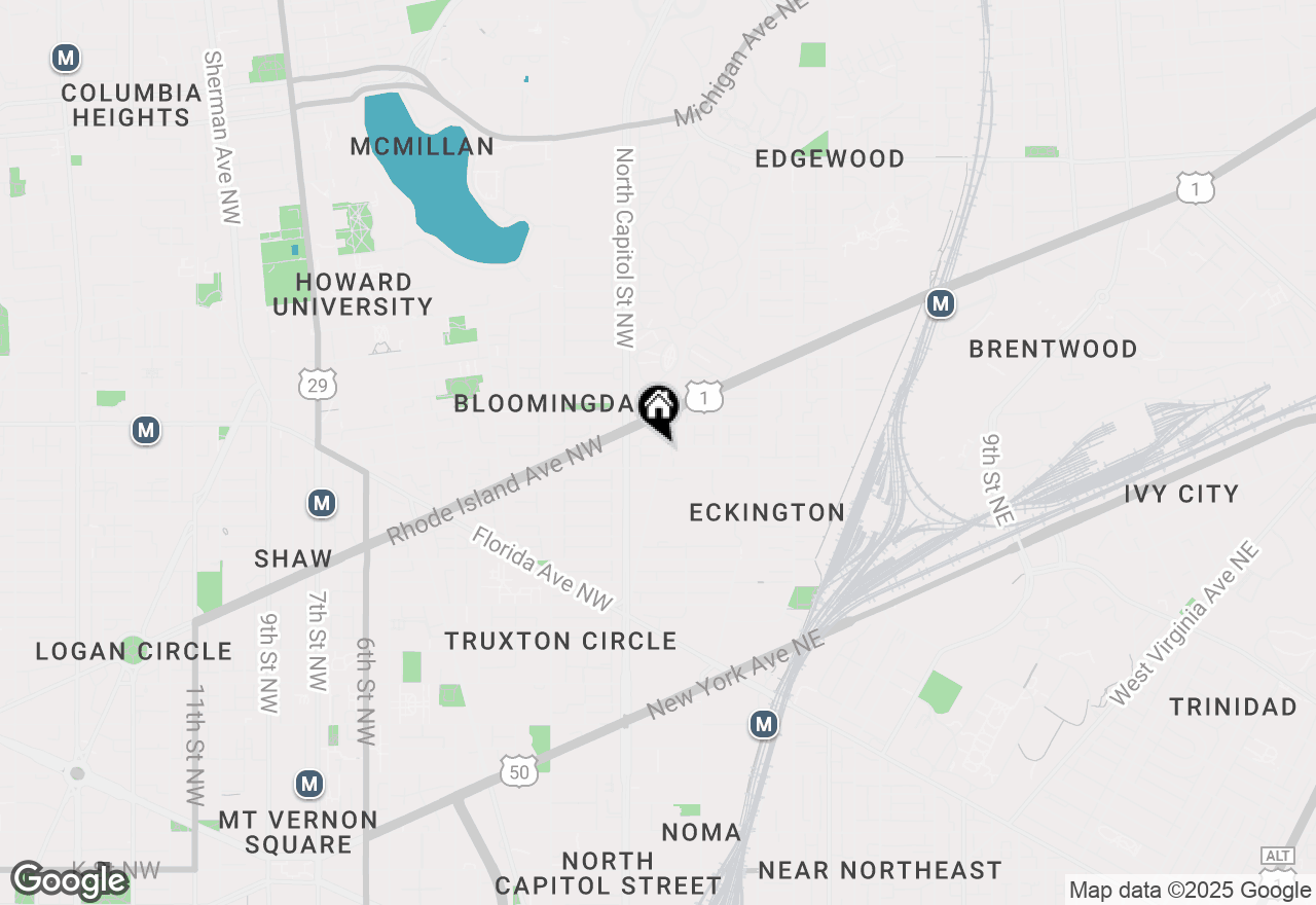 Map of 37 Todd Place Ne #3, Washington, DC 20002