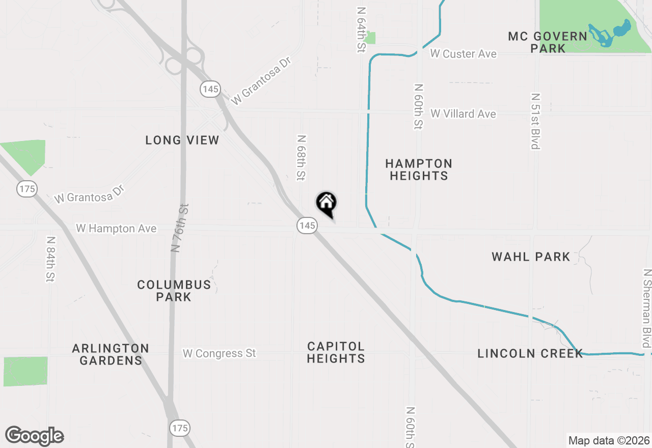 Map of 4801 N 66th St, Milwaukee, WI 53218