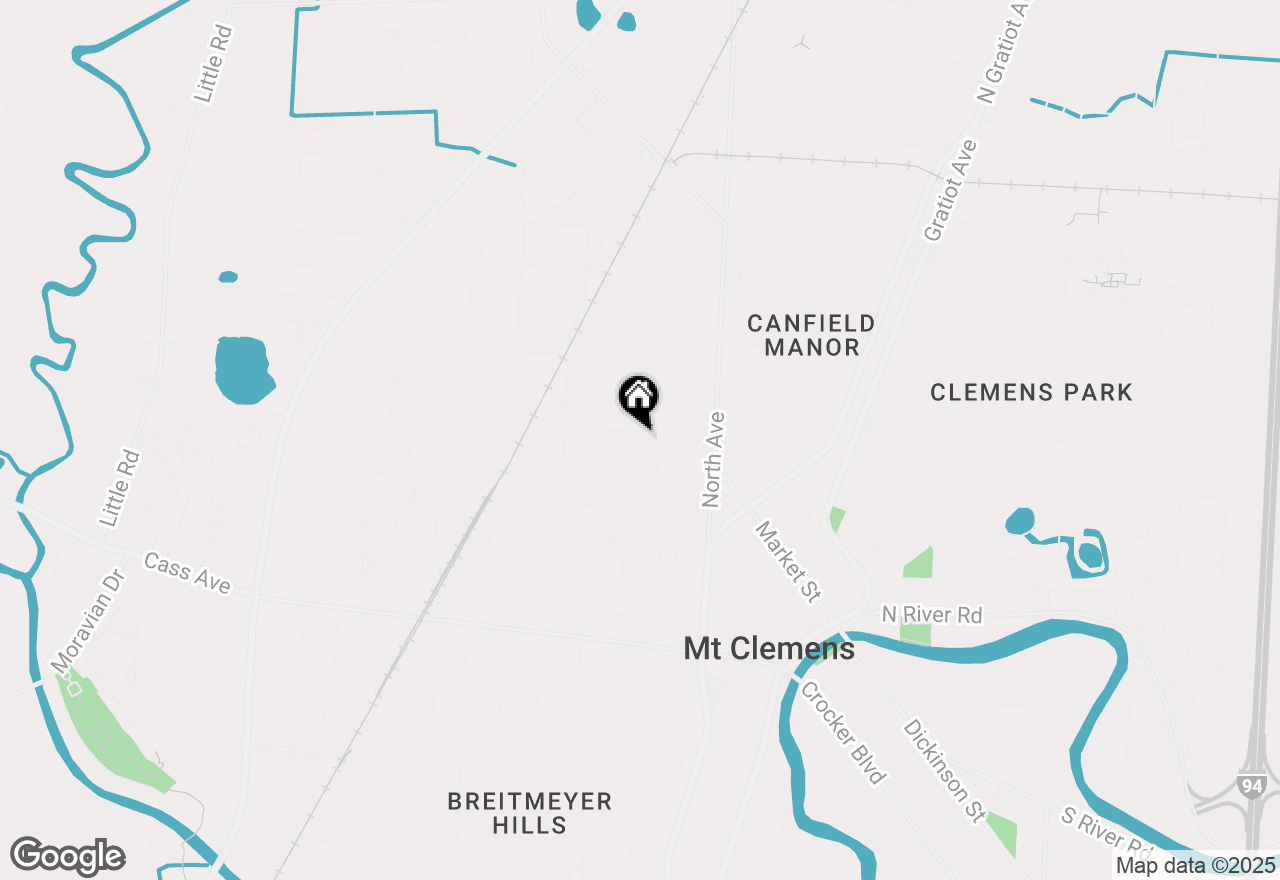 Map of 66 Kendrick Street, Mt Clemens, MI 48043