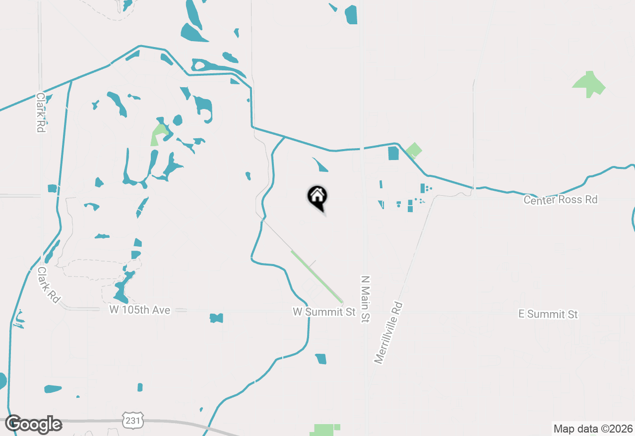 Map of 228 Oak Street, Crown Point, IN 46307
