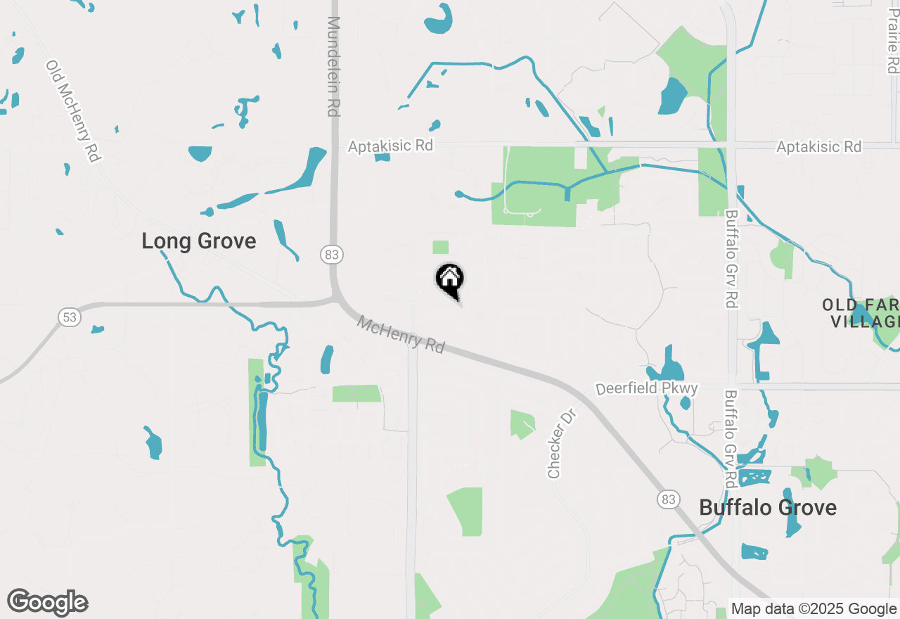 Map of 1076 Courtland Drive #1076, Buffalo Grove, IL 60089