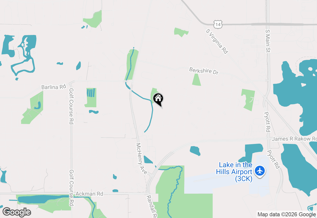 Map of 922 Coventry Lane, Crystal Lake, IL 60014