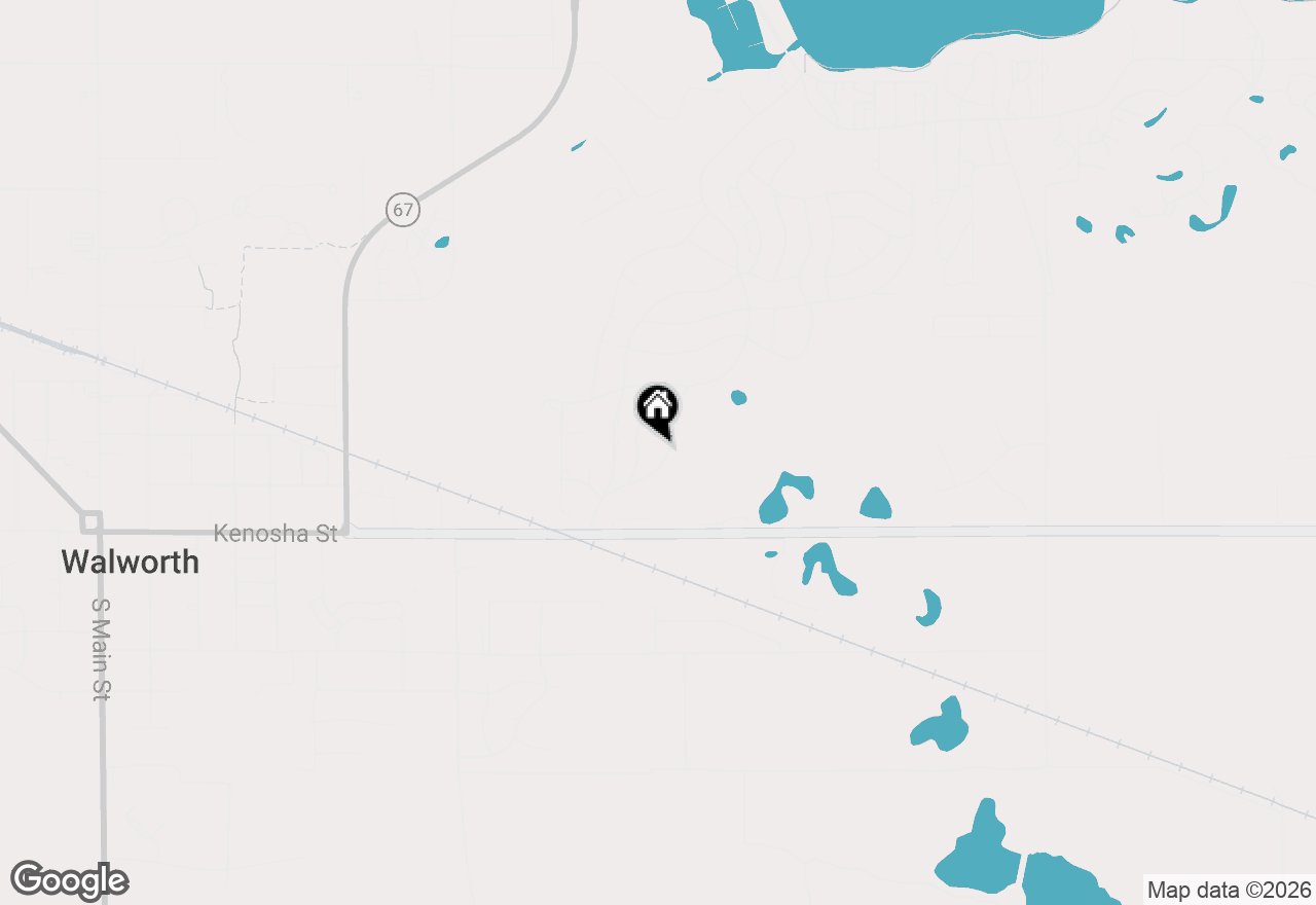 Map of 1076 Shabbona Dr, Fontana, WI 53125