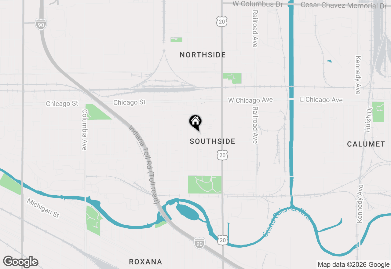 Map of 4847 Northcote Avenue, East Chicago, IN 46312