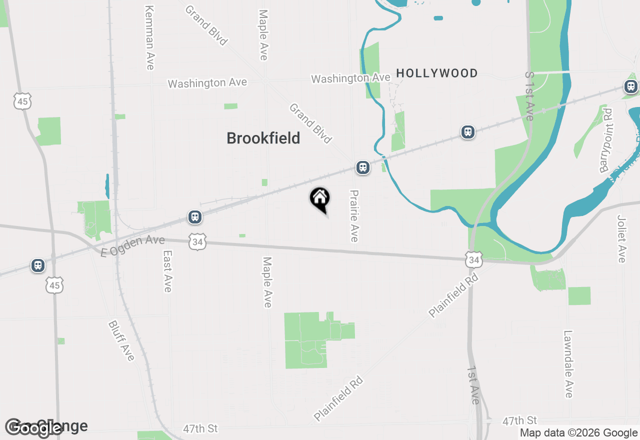 Map of 3940 Sunnyside Avenue, Brookfield, IL 60513