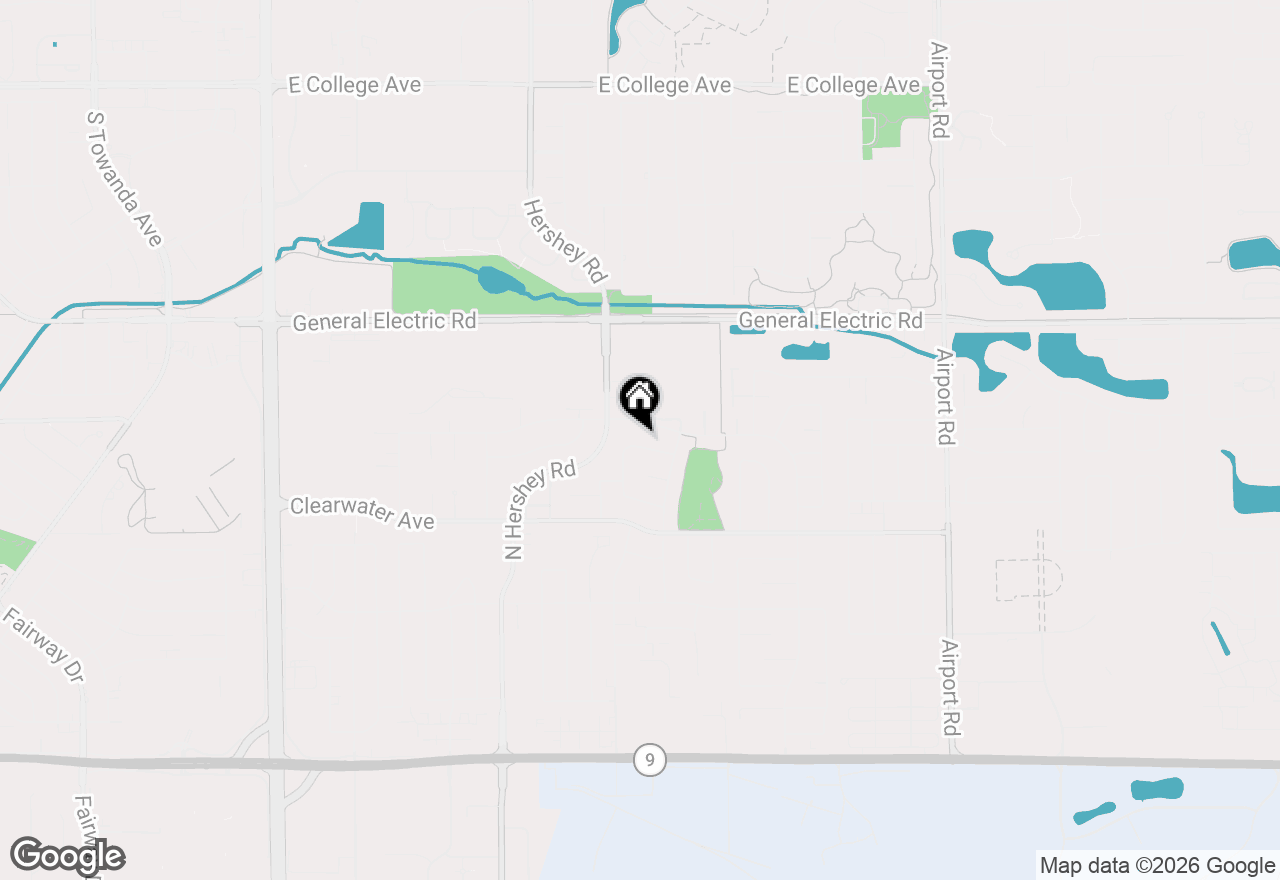 Map of 35 Aberdeen Way, Bloomington, IL 61704