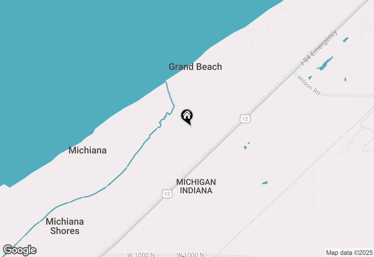 Map of 45302 Putters Lane, New Buffalo, MI 49117
