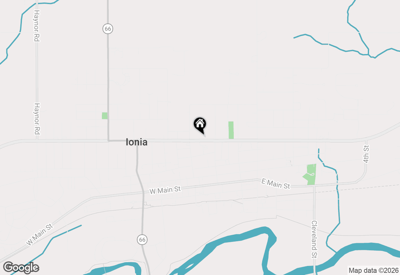 Map of 132 E Lincoln Avenue, Ionia, MI 48846