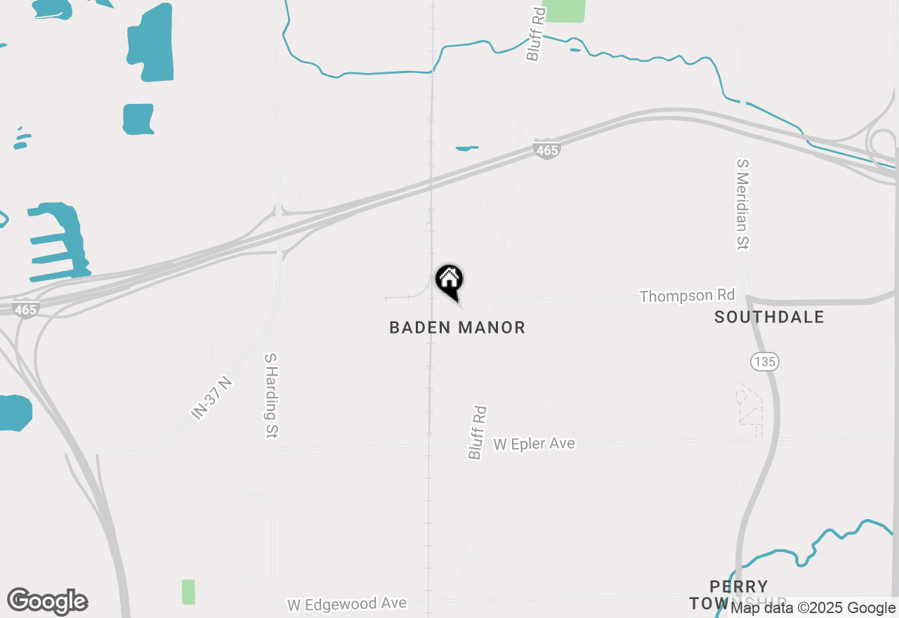 Map of 928 Baden Manor Drive, Indianapolis, IN 46217