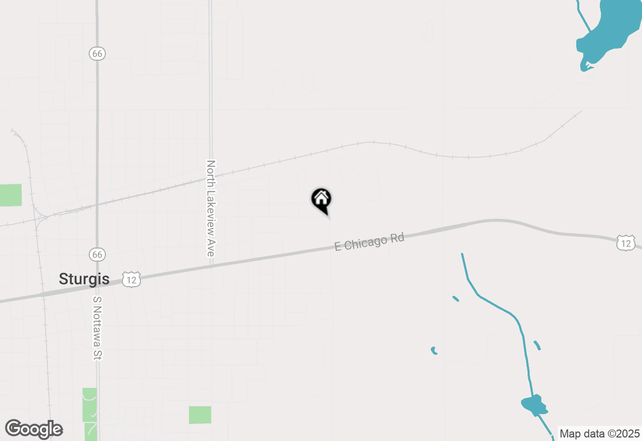 Map of 1613 Griffith Street, Sturgis, MI 49091